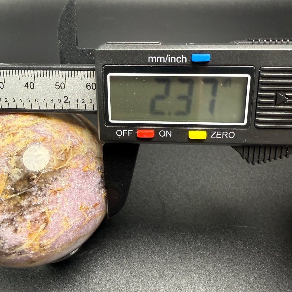 Rare Natural Amethyst Auralite 23 Sphere Stone Orb Healing Crystal  60.3mm 322g - Picture 7 of 9
